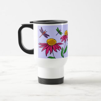 BJ- Funny Frog Floral Mug