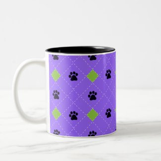 Argyle Paw Prints
