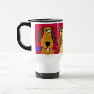 AE- Funny Pups Travel Mug
