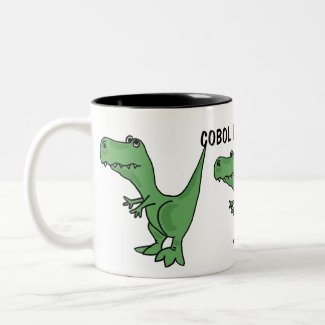 AQ- COBOL Programmer Dinosaur Mug