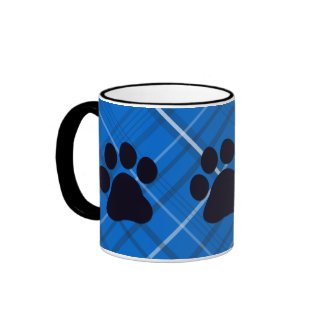Plaid Paw Print