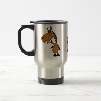 BK- Fun Cartoon Horse Mug