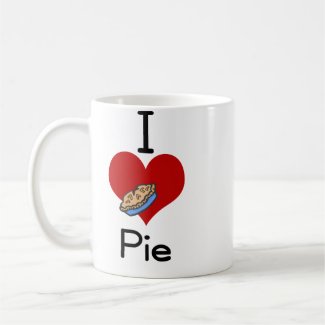 I love-heart pie