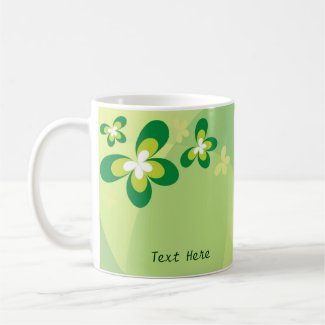 Green Butterfly Mug