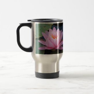 AB- Pink Lily Travel Mug