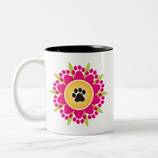 Paw Prints Flower