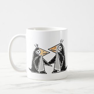 BN- Funky Penguins Art Mug