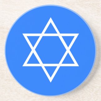 Hanukkah Star of David Coaster