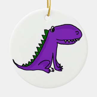 BX- Funky Purple Dragon Ornament
