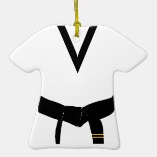 2nd Degree Black Belt Uniform Ornament