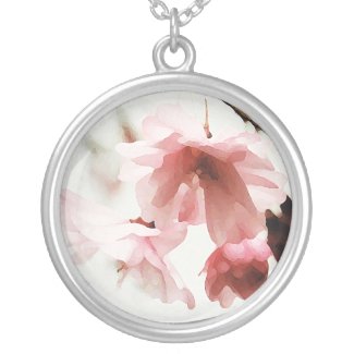 AZ- Pink Cherry Blossom Necklace