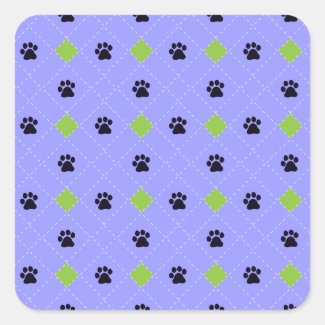 Argyle Paw Prints
