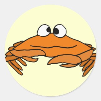 AT- Crazy Crab Sticker