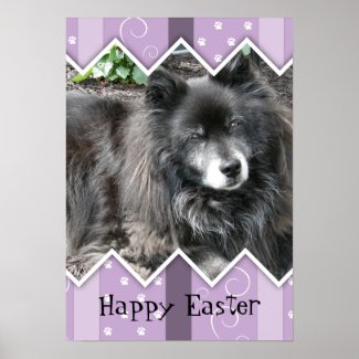 Happy Easter Photo-Paw Prints