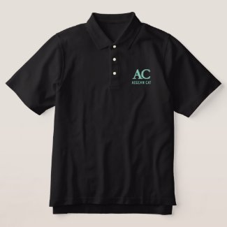 Aegean Cat Breed Monogram Design