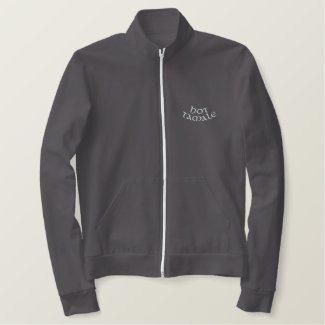 Hot Tamale Embroidered Women's Fleece Track Jacket