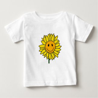 AC- Fun Smiley Face Sunflower Shirt