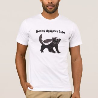 BU- Honey Badgers Rule T-shirt