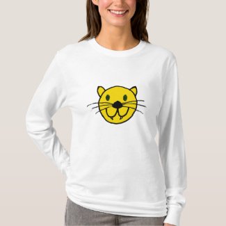 BV- Kitty Cat Smiley Face Shirt