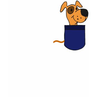 AJ- Pup in a Pocket Shirt