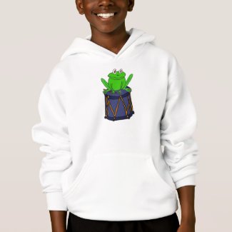 CA- Funny Frog on a Drum Shirt