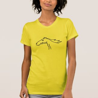 Horse sketch shirt