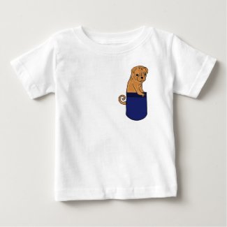 CB- Pug in a Pocket Shirt