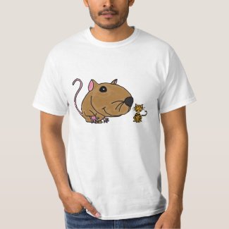 BC- Giant Mouse, Tiny Cat Shirt