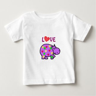 AA= Purple Hippo Love Shirt