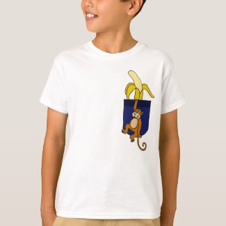 AU- Banana and Monkey in a Pocket Shirt