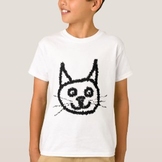 Black Cat Face. Halloween. Custom