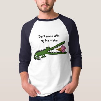 BA- Crocodile and Ice Cream Shirt