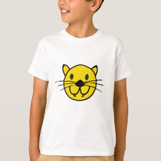 AB- Smiley Face Cat Shirt