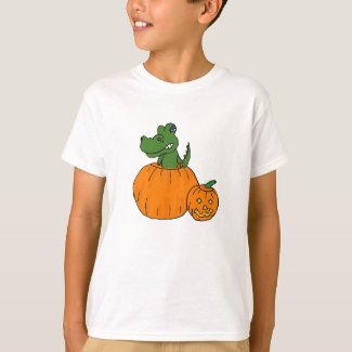 BF- Gator in a Pumpkin Shirt