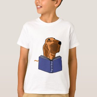 AK- Bloodhound Reading a Book Shirt