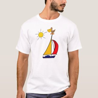 AC- Sailboat and Pelican T-shirt
