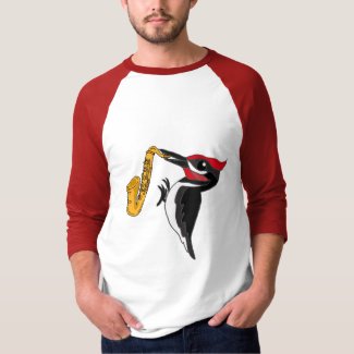 AA- Woodpecker Playing Saxophone Shirt