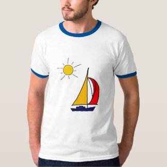 AC- Colorful Sailboat in the Sun Shirt