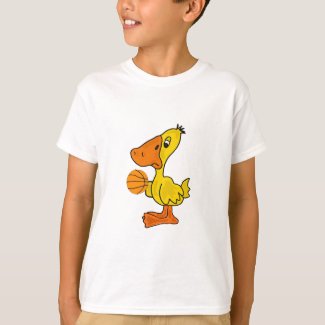 AH- Duck Playing Basketball Shirt