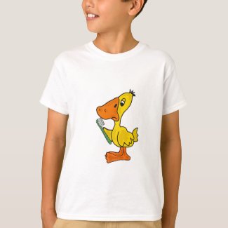 BJ- Duck with a Toothbrush T-shirt