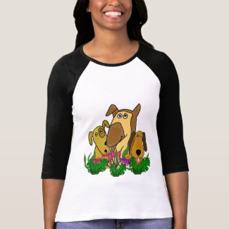 AA- Flowers and Pups Shirt