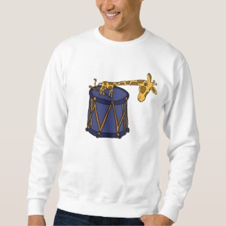 AW- Funny Giraffe and Drum Shirt