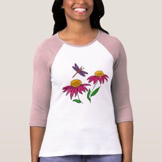 AZ- Dragonfly and Coneflowers Shirt
