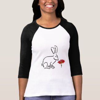 BK- Rabbit and Flower Shirt