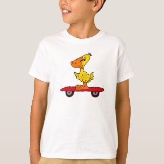 BC- Cool Duck on a Skateboard T-shirt