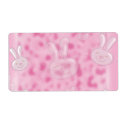 cute little white and pink bunny pattern