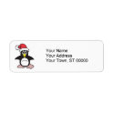 santa hat penguin