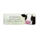 Whimsical Cow Return Address Labels