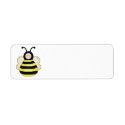 silly cute round bumble bee