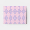 pink and lavender argyle pattern